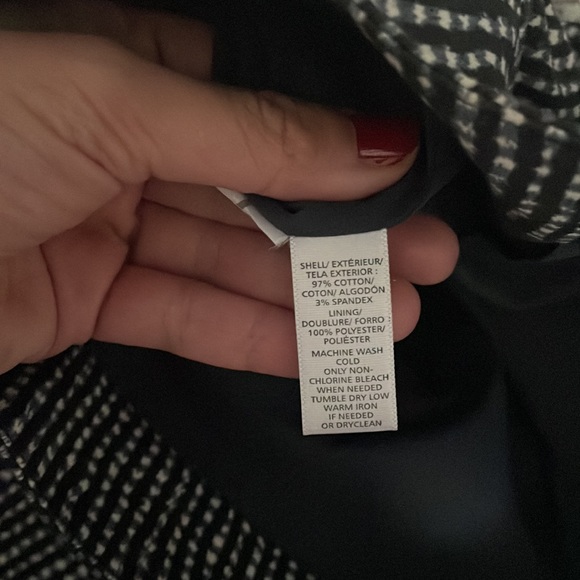 Loft Gingham Patterned Pencil Skirt - Picture 8 of 12